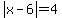 abs%28x-6%29=4