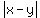 abs%28x-y%29
