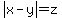 abs%28x-y%29=z