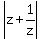 abs%28z%2B1%2Fz%29