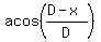 acos%28%28D-x%29%2FD%29
