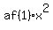 af%281%29x%5E2