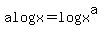 alogx=logx%5Ea