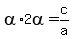 alpha%2A2alpha=+c%2Fa