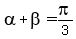 alpha%2Bbeta+=+pi%2F3