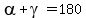 alpha%2Bgamma=180
