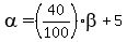 alpha=%2840%2F100%29beta%2B5