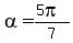 alpha=%285pi%29%2F7