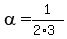alpha=+1%2F%282%2A3%29