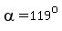 alpha=119%5Eo