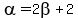 alpha=2beta%2B2