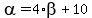 alpha=4%2Abeta%2B10