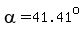 alpha=41.41%5Eo