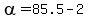 alpha=85.5-2