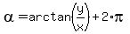 alpha=arctan%28y%2Fx%29%2B2%2Api