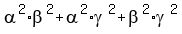 alpha%5E2%2Abeta%5E2%2Balpha%5E2%2Agamma%5E2%2Bbeta%5E2%2Agamma%5E2