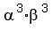 alpha%5E3%2Abeta%5E3