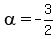 alpha+=+-3%2F2