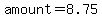 amount=8.75