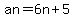 an=6n%2B5