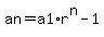 an=a1%2Ar%5En-1