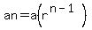 an+=+a%28r%5E%28n-1%29%29