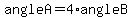 angleA=4%2AangleB