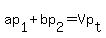 ap%5B1%5D%2Bbp%5B2%5D=Vp%5Bt%5D