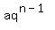 aq%5E%28n-1%29
