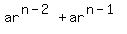 ar%5E%28n-2%29+%2B+ar%5E%28n-1%29