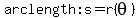 arc+length%3As=r%28theta%29