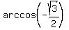 arccos%28-sqrt%283%29%2F2%29