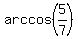arccos%285%2F7%29