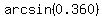 arcsin%280.360%29