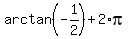 arctan%28-1%2F2%29%2B2%2Api