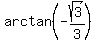 arctan%28-sqrt%283%29%2F3%29