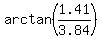 arctan%281.41%2F3.84%29