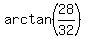 arctan%2828%2F32%29