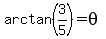 arctan%283%2F5%29=+theta