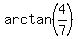 arctan%284%2F7%29