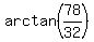 arctan%2878%2F32%29