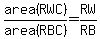 area%28RWC%29%2Farea%28RBC%29=RW%2FRB