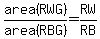 area%28RWG%29%2Farea%28RBG%29=RW%2FRB