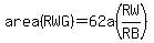 area%28RWG%29=62a%28RW%2FRB%29