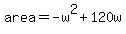 area=-w%5E2%2B120w