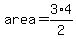 area=3%2A4%2F2