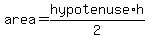 area=hypotenuse%2Ah%2F2