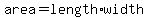 area=length%2Awidth