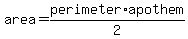 area=perimeter%2Aapothem%2F2