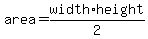 area+=+width%2Aheight%2F2